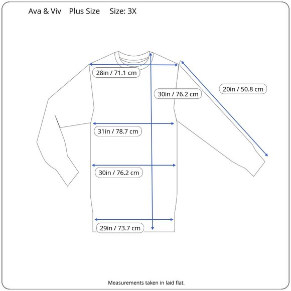 Ava & Viv Women V-Neck 3/4 Sleeves Stretchy Red Knit Winter Sweater Plus Size 3X - Picture 5 of 10